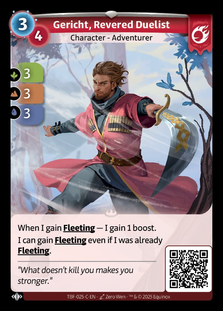 Gericht, Revered Duelist