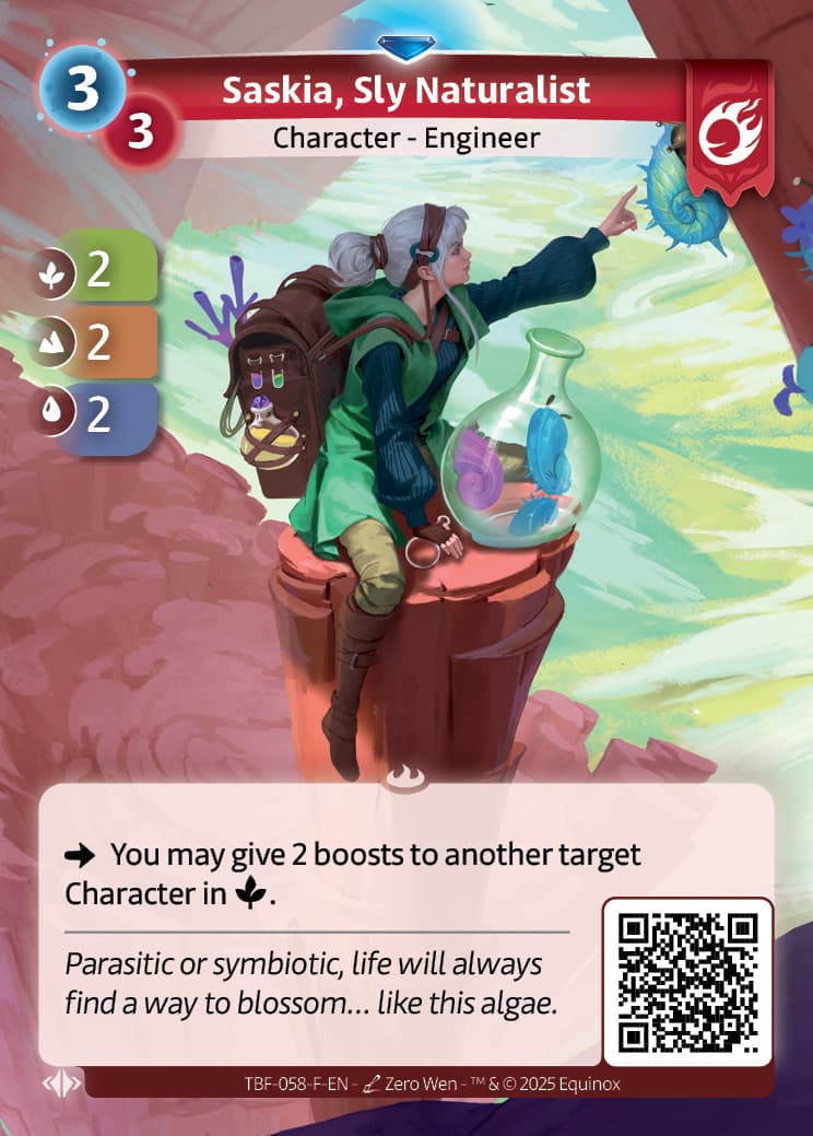 Saskia, Sly Naturalist