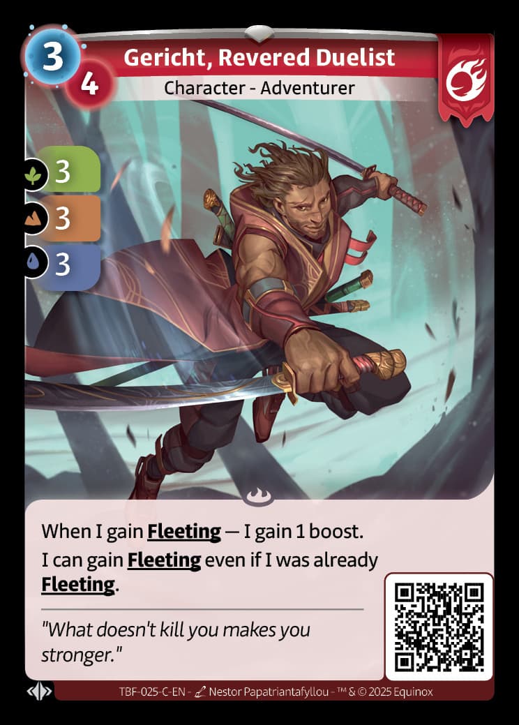 Gericht, Revered Duelist