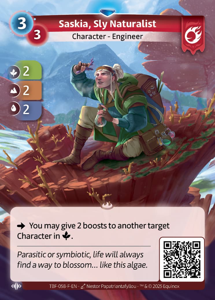 Saskia, Sly Naturalist