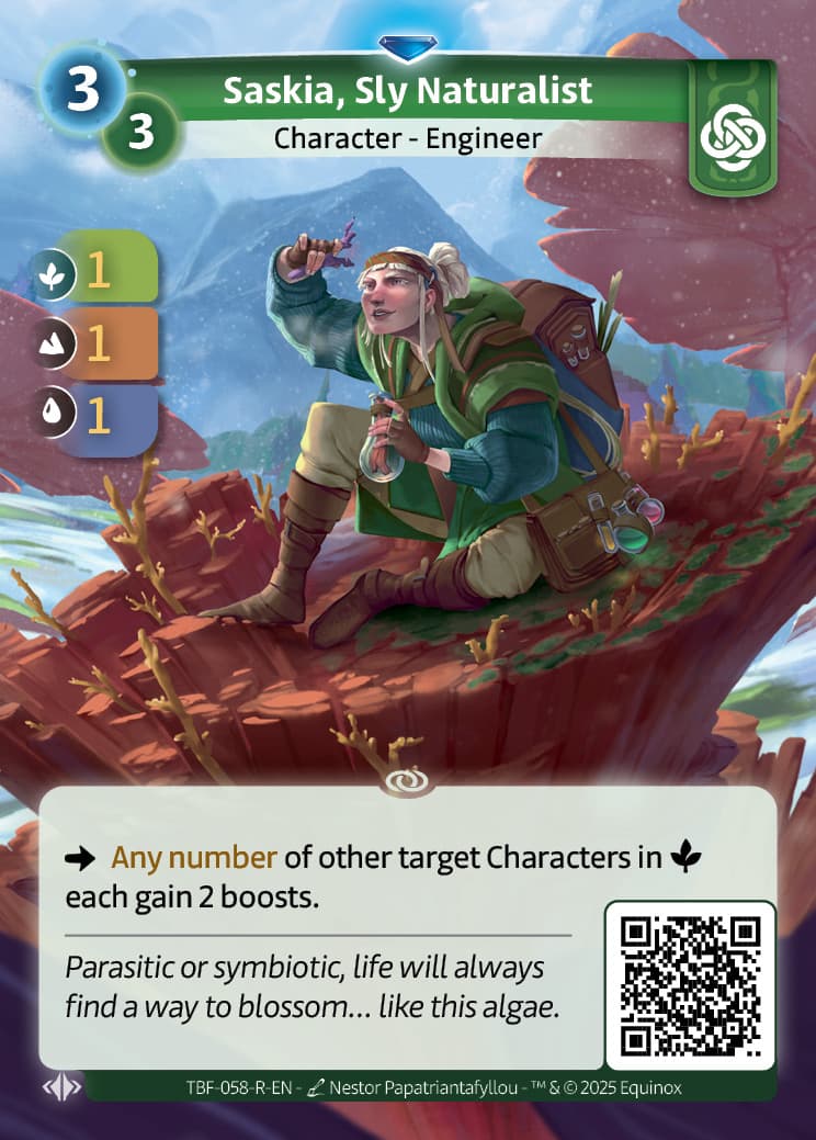 Saskia, Sly Naturalist