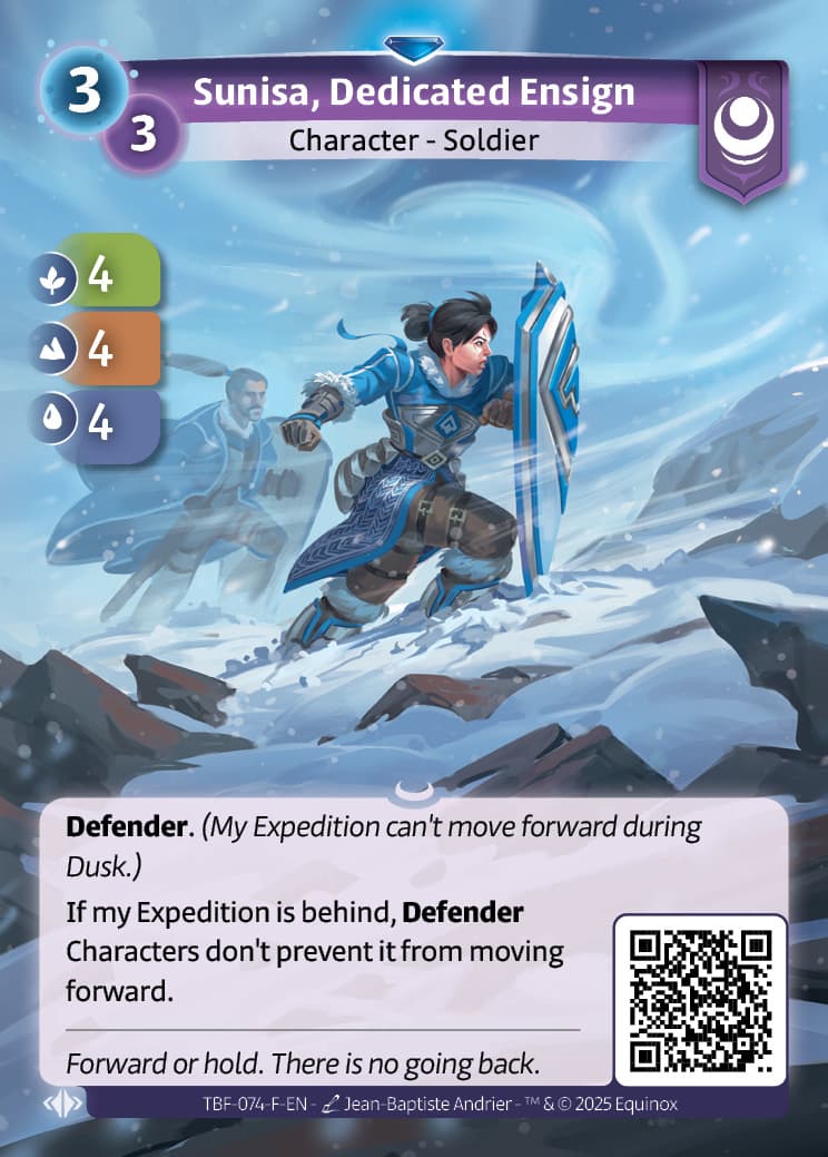 Sunisa, Dedicated Ensign