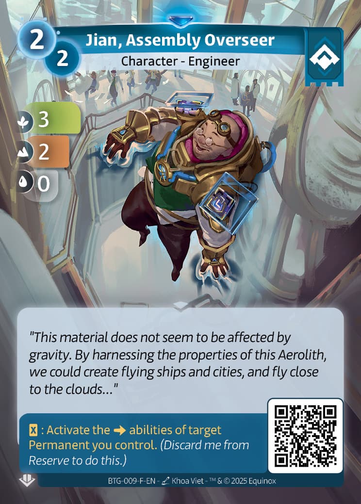 Jian, Assembly Overseer